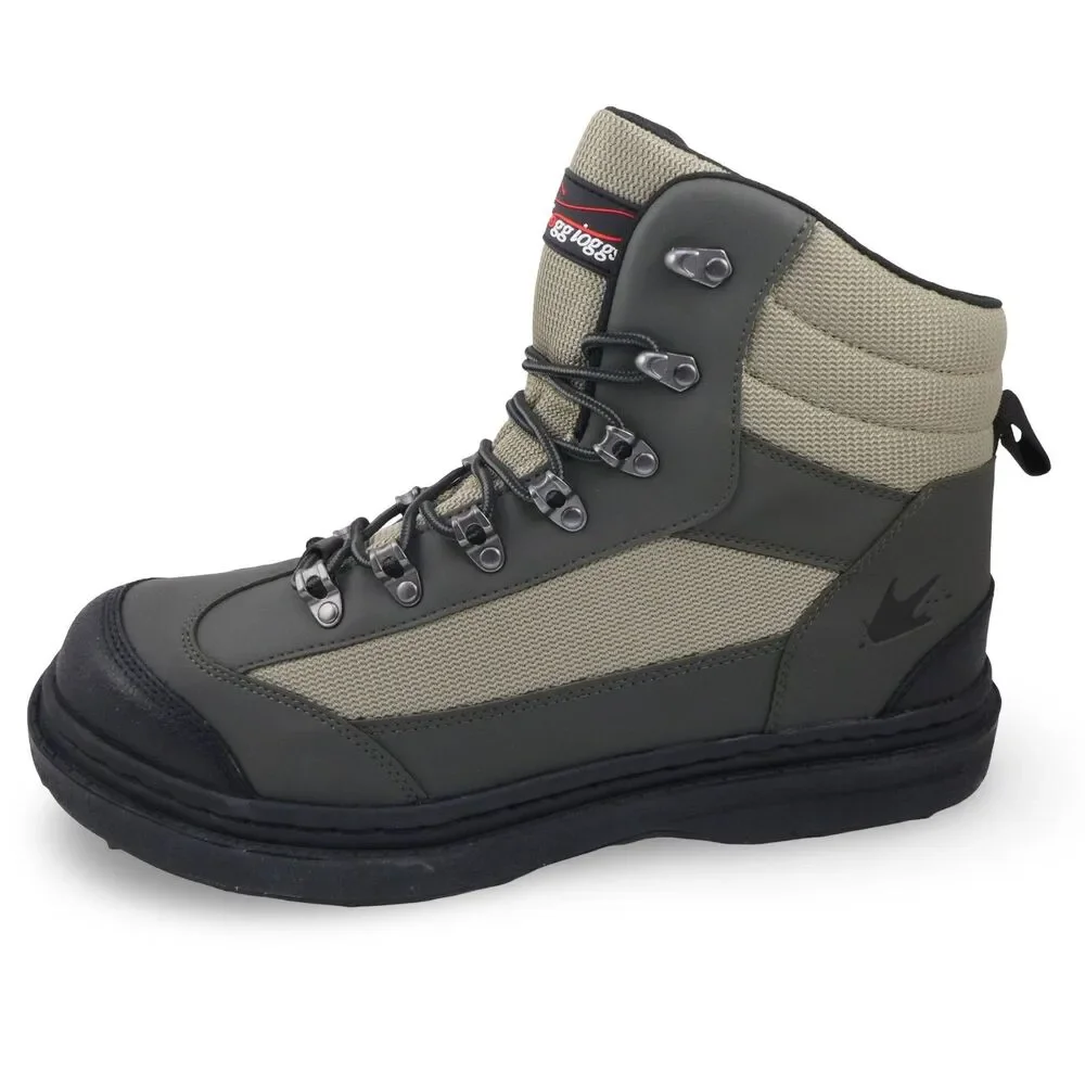 Frogg Toggs® Men's US Size 14 Hellbender™ Felt Wading Boot in Green/Silver/Black
